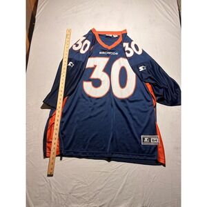 Vintage Starter Denver Broncos NFL Jersey Mens XXL Blue 1995 Mesh Football